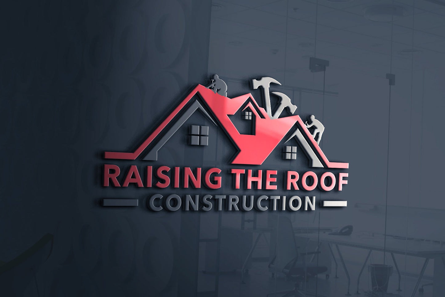 Logo Design - Roofing Business Logo | Construction Logo Design | Roofer Logo | Home Repair Business Logo Design