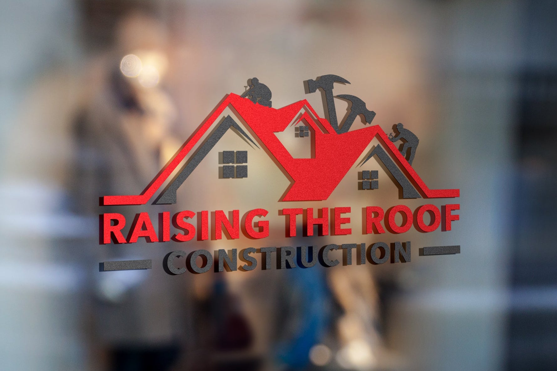 Logo Design - Roofing Business Logo | Construction Logo Design | Roofer Logo | Home Repair Business Logo Design