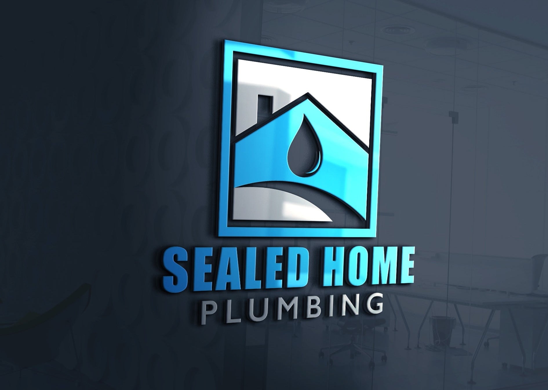 Plumbing Logo Design | Plumbing Service Logo | Plumbing Company Logo | Home Repair Logo | Water Drop | Wrench | Plumber Logo | HandyMan Logo
