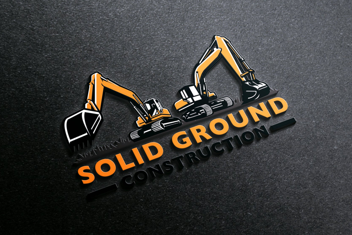 Logo Design - Construction Company Logo | Construction Business Logo | Excavation Logo | Excavator Design