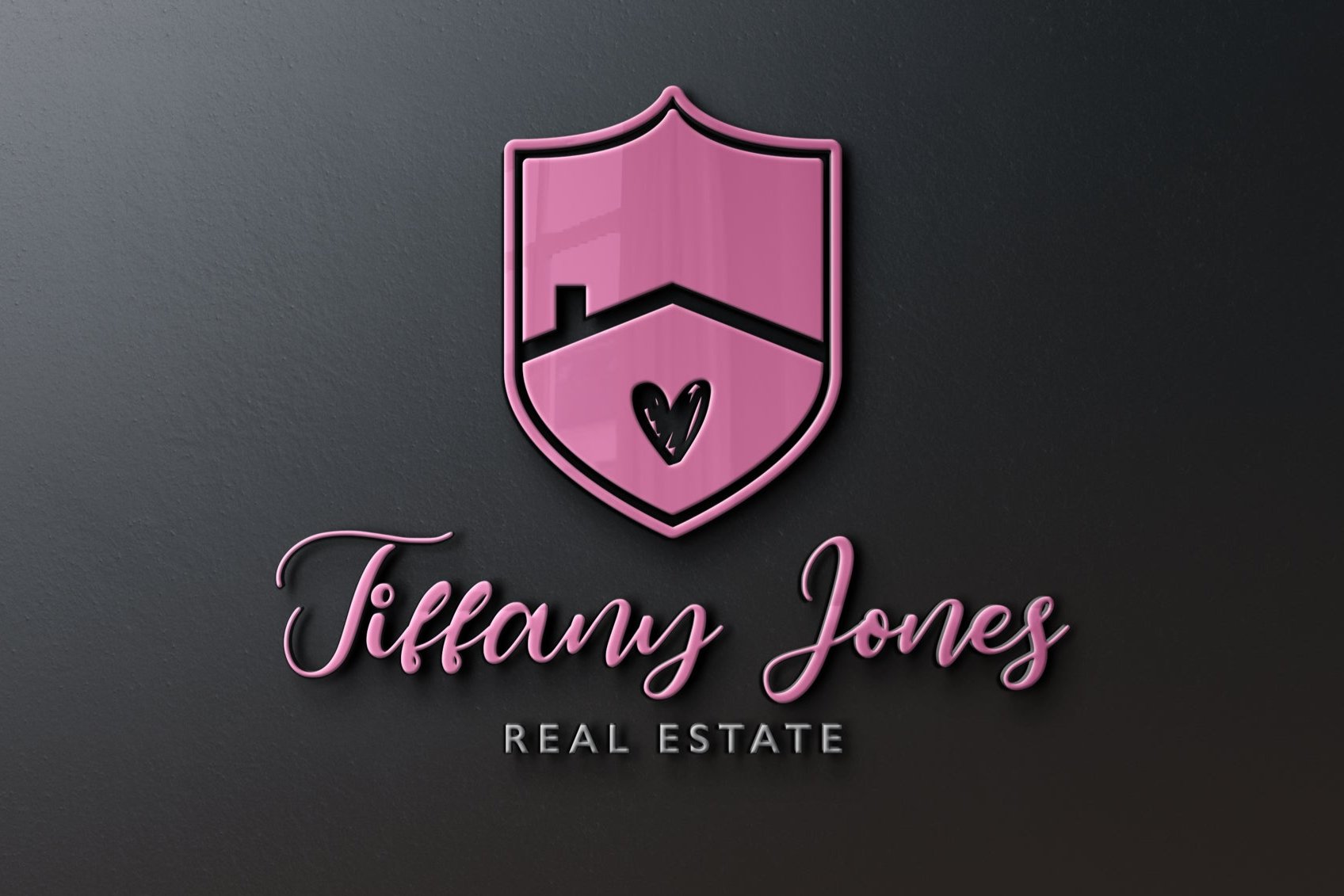 Logo Design - Real Estate Logo | Realtor Logo | House Design | Real Estate Shield | Heart Design