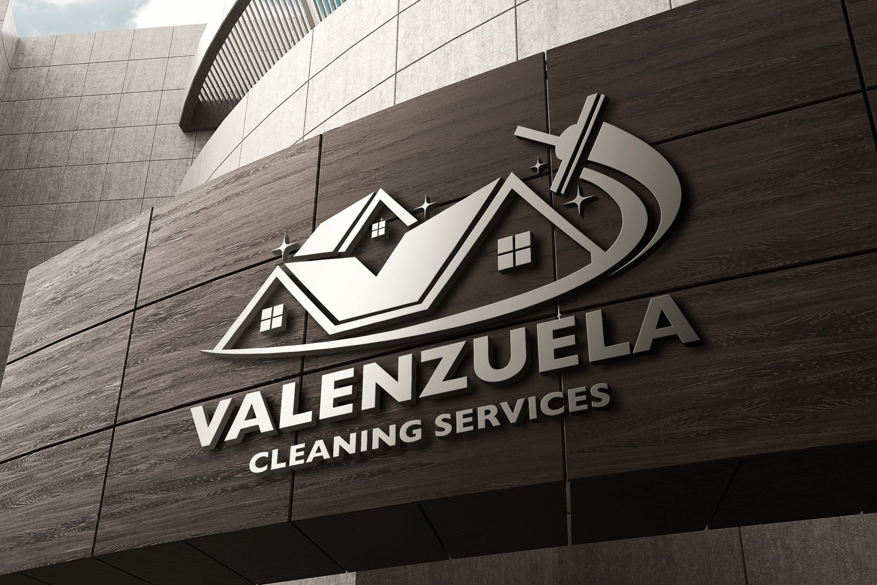 Logo Design - Cleaning Business Logo | House Cleaning Service Logo | Cleaning Services Logo Design 
