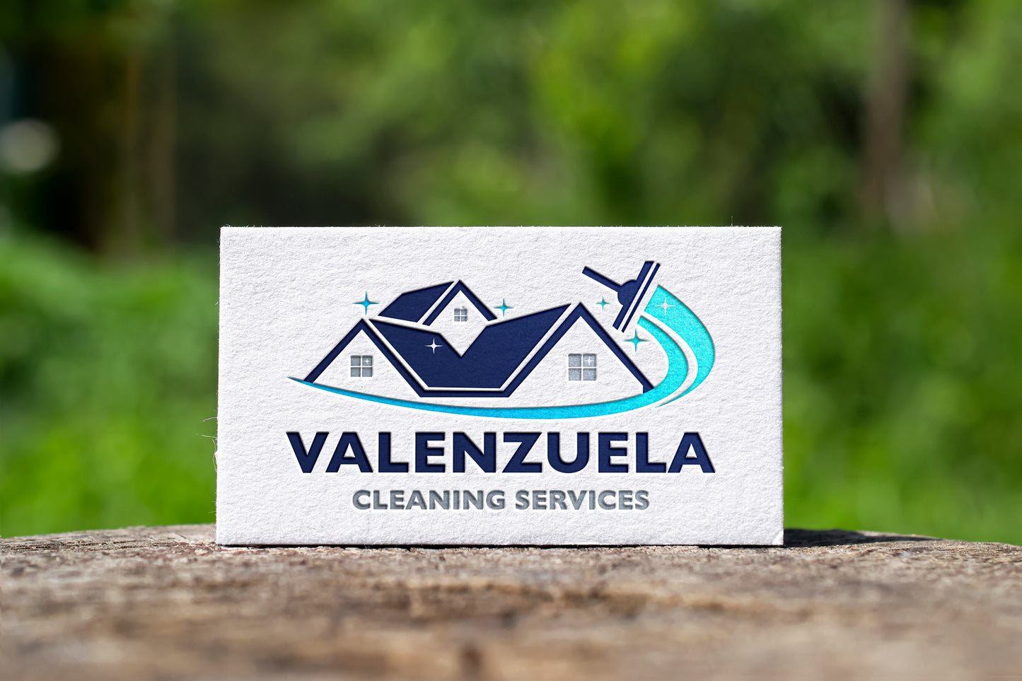 Logo Design - Cleaning Business Logo | House Cleaning Service Logo | Cleaning Services Logo Design 