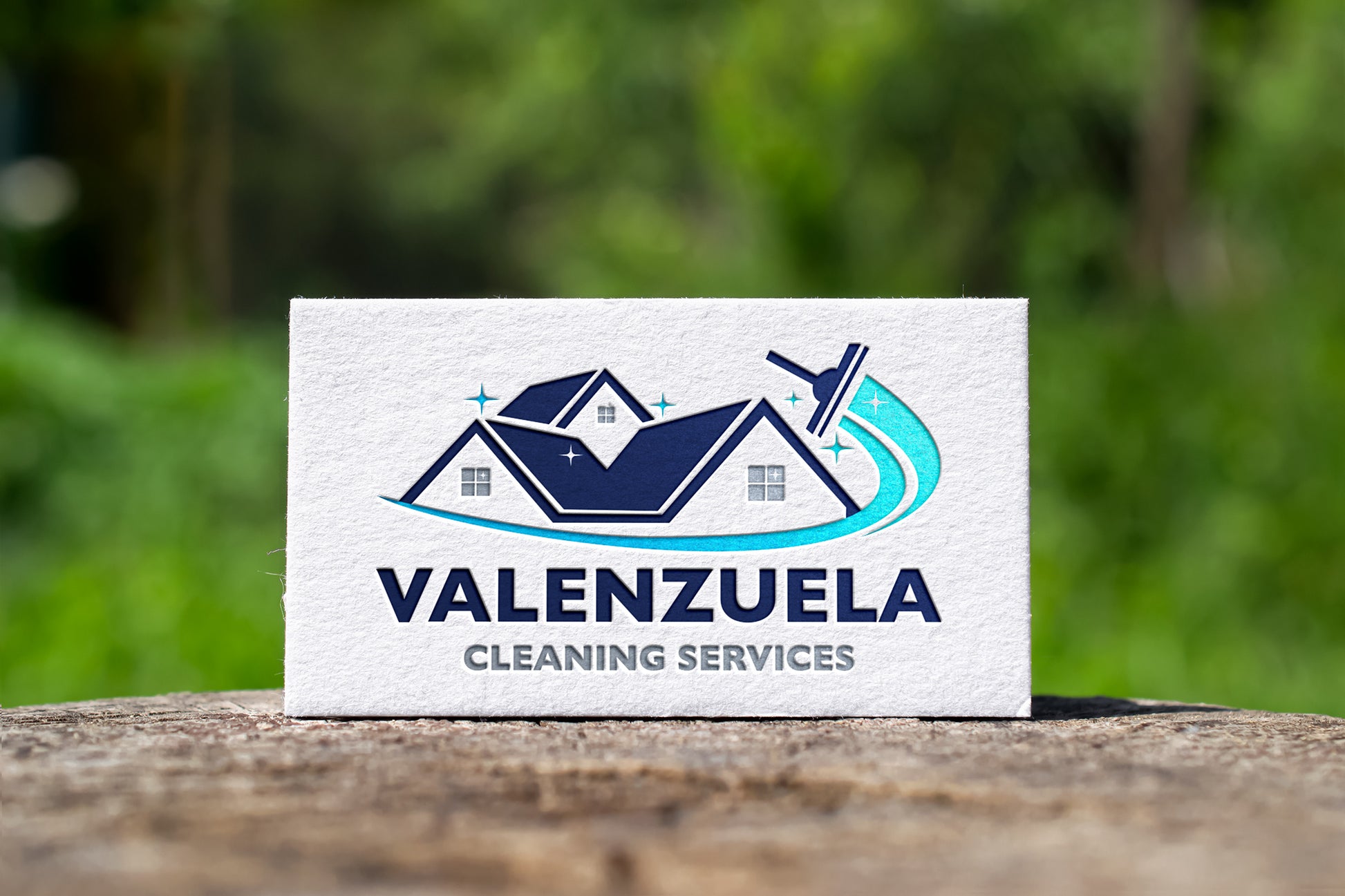 Logo Design - Cleaning Business Logo | House Cleaning Service Logo | Cleaning Services Logo Design 