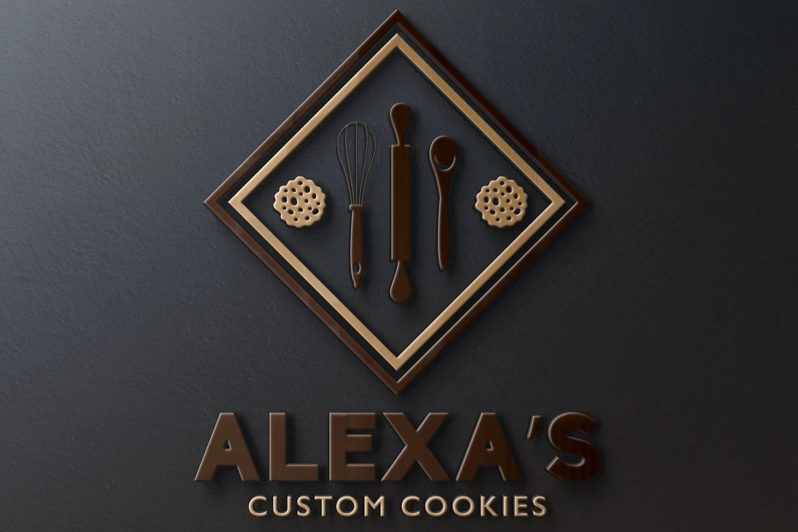 Logo Design - Bakery Shop Logo | Cookie Logo Design | Pastry Chef | Cookie Shop Logo | Baker Logo