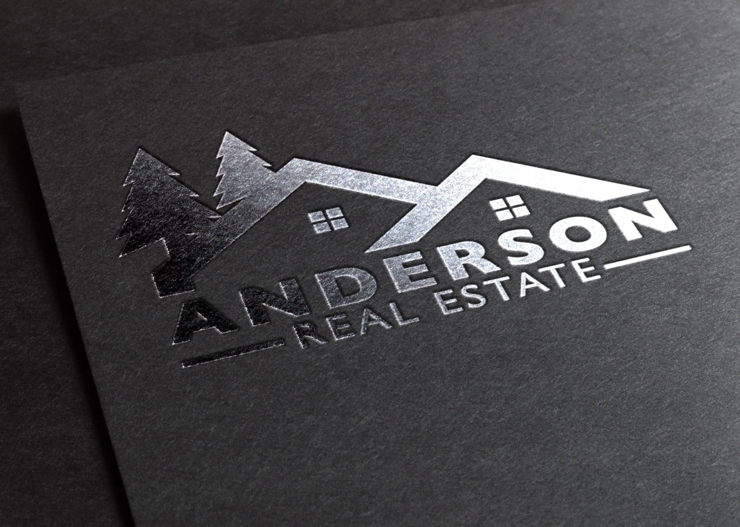 Logo Design Real Estate Realtor Property Management Construction Roofing Tree