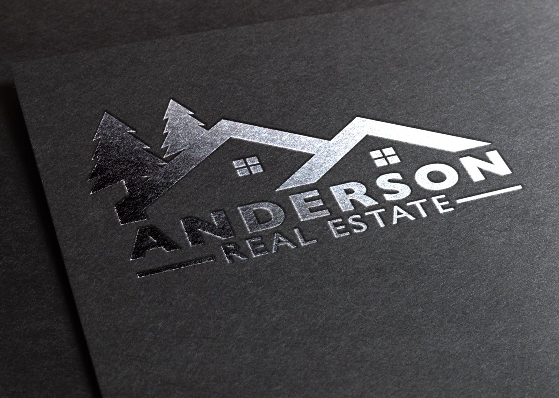 Logo Design Real Estate Realtor Property Management Construction Roofing Tree