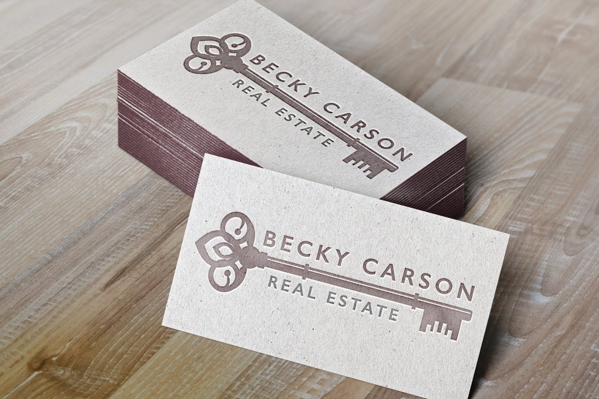 Real Estate Logo Realtor Design Branding Vintage Key Logo Business