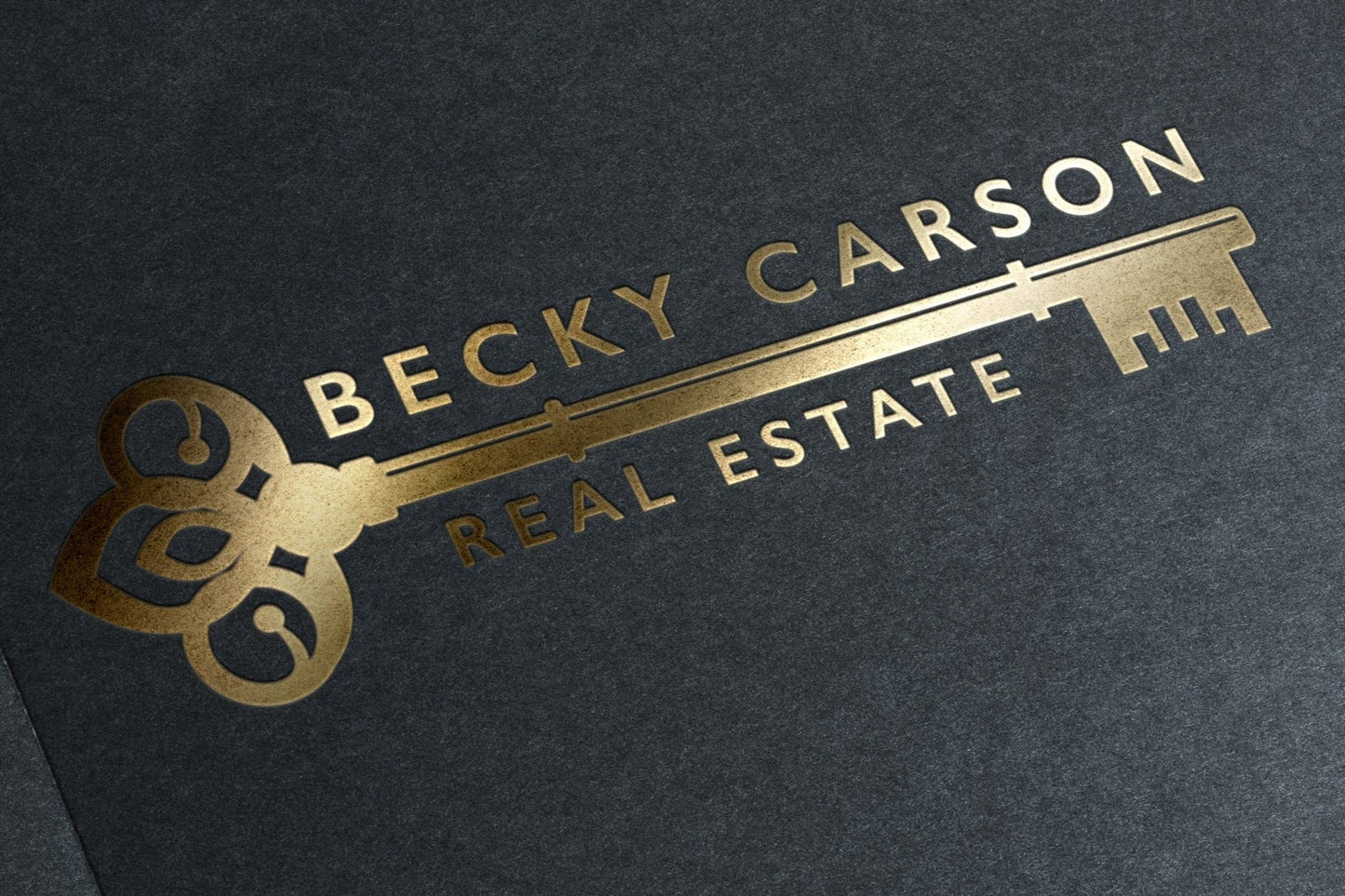 Real Estate Logo Realtor Design Branding Vintage Key Logo Business
