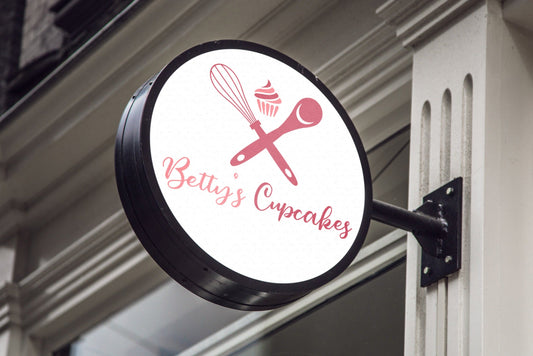 Logo Design Cupcake Design Pastry Shop Bakery 