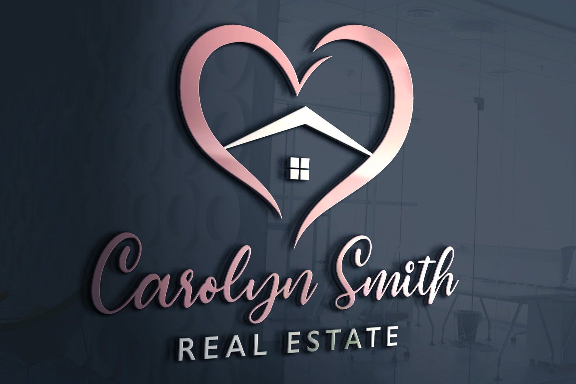 Realtor Logo Design | Heart Logo | House Logo | Real Estate Logo | Realtor Design | Realty Business | Real Estate Business | Realtor Design