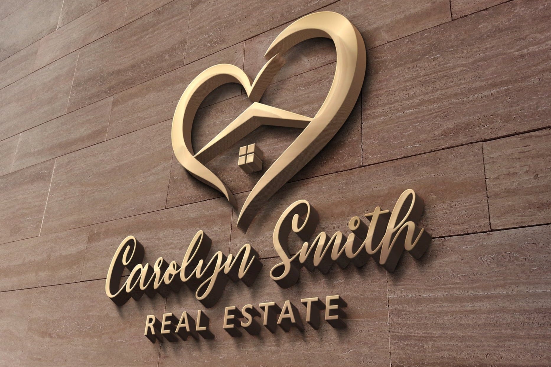 Realtor Logo Design | Heart Logo | House Logo | Real Estate Logo | Realtor Design | Realty Business | Real Estate Business | Realtor Design