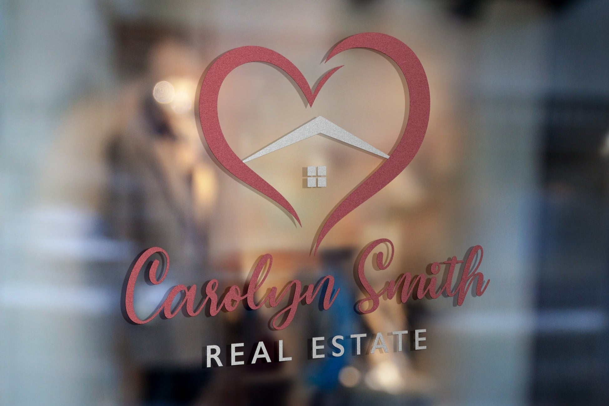 Realtor Logo Design | Heart Logo | House Logo | Real Estate Logo | Realtor Design | Realty Business | Real Estate Business | Realtor Design