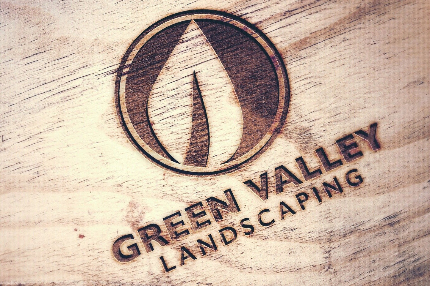 Landscaping Business Logo | Landscape Logo | Lawn Care Logo | Landscaper Logo | Professional Logo Design | Lawn Maintenance | Leaf Logo
