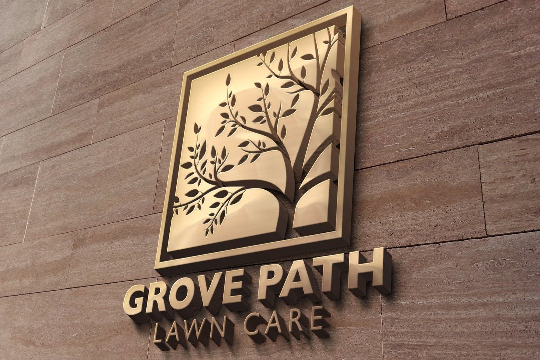 Landscaping Logo | Tree Service | Landscape Logo | Lawn Care Logo | Landscaper Logo | Professional Logo Design | Lawn Maintenance | Leaf Logo