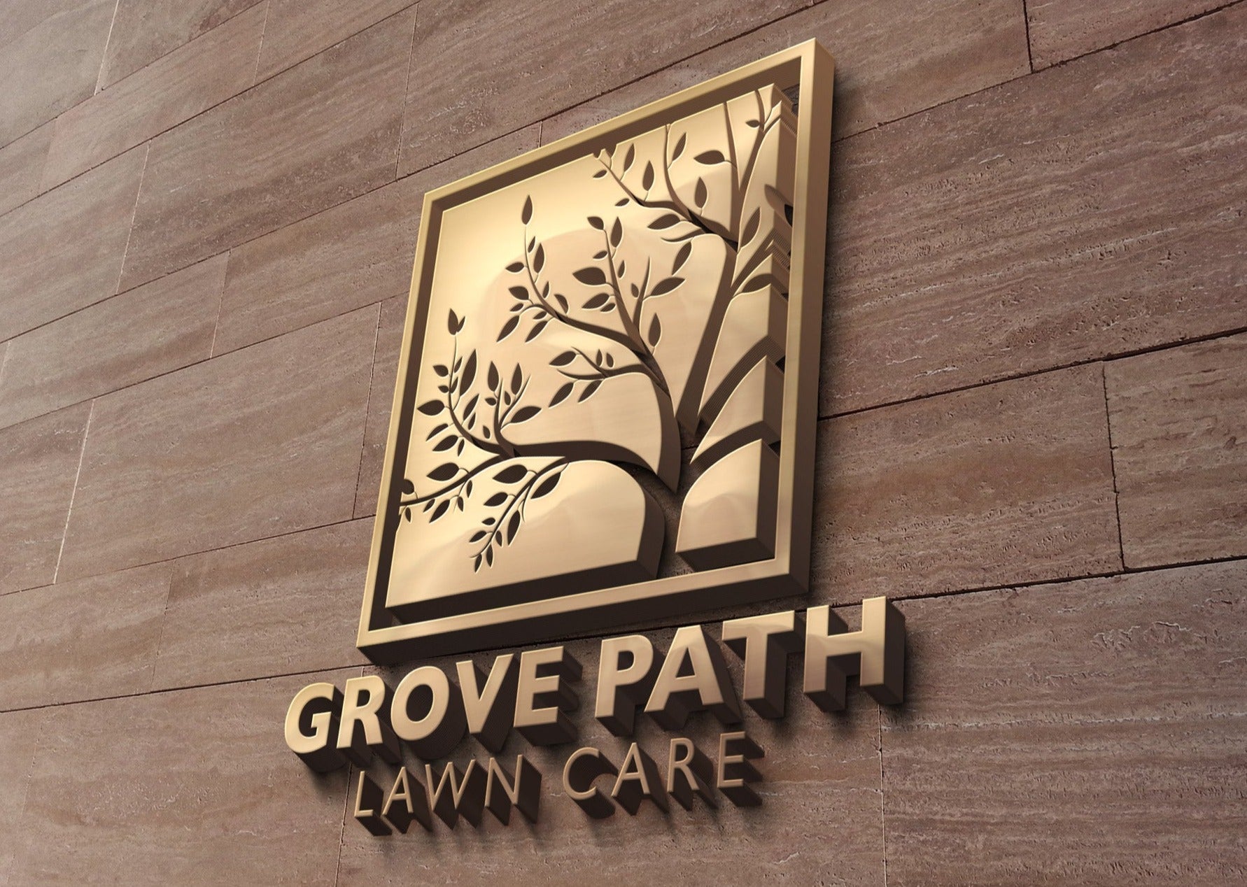 Landscaping Logo | Tree Service | Landscape Logo | Lawn Care Logo | Landscaper Logo | Professional Logo Design | Lawn Maintenance | Leaf Logo