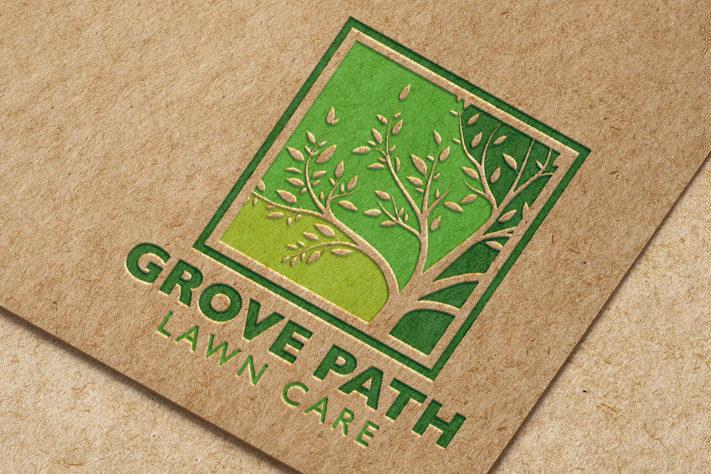 Landscaping Logo | Tree Service | Landscape Logo | Lawn Care Logo | Landscaper Logo | Professional Logo Design | Lawn Maintenance | Leaf Logo