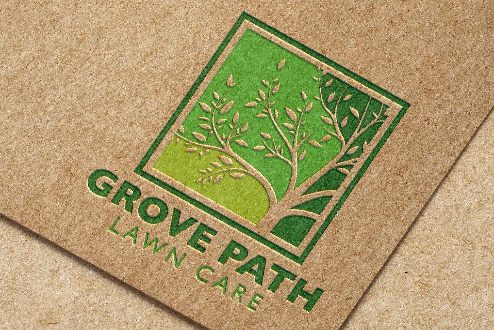 Landscaping Logo | Tree Service | Landscape Logo | Lawn Care Logo | Landscaper Logo | Professional Logo Design | Lawn Maintenance | Leaf Logo