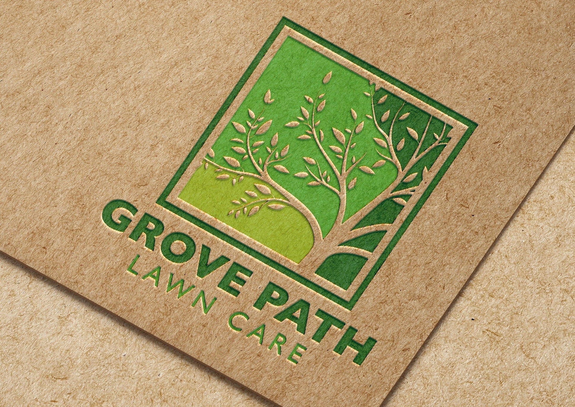 Landscaping Logo | Tree Service | Landscape Logo | Lawn Care Logo | Landscaper Logo | Professional Logo Design | Lawn Maintenance | Leaf Logo