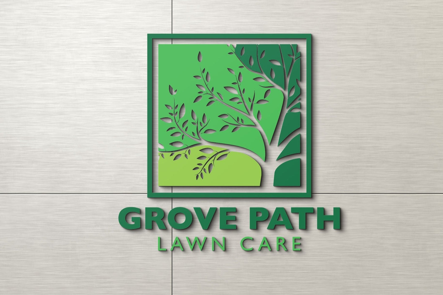Landscaping Logo | Tree Service | Landscape Logo | Lawn Care Logo | Landscaper Logo | Professional Logo Design | Lawn Maintenance | Leaf Logo