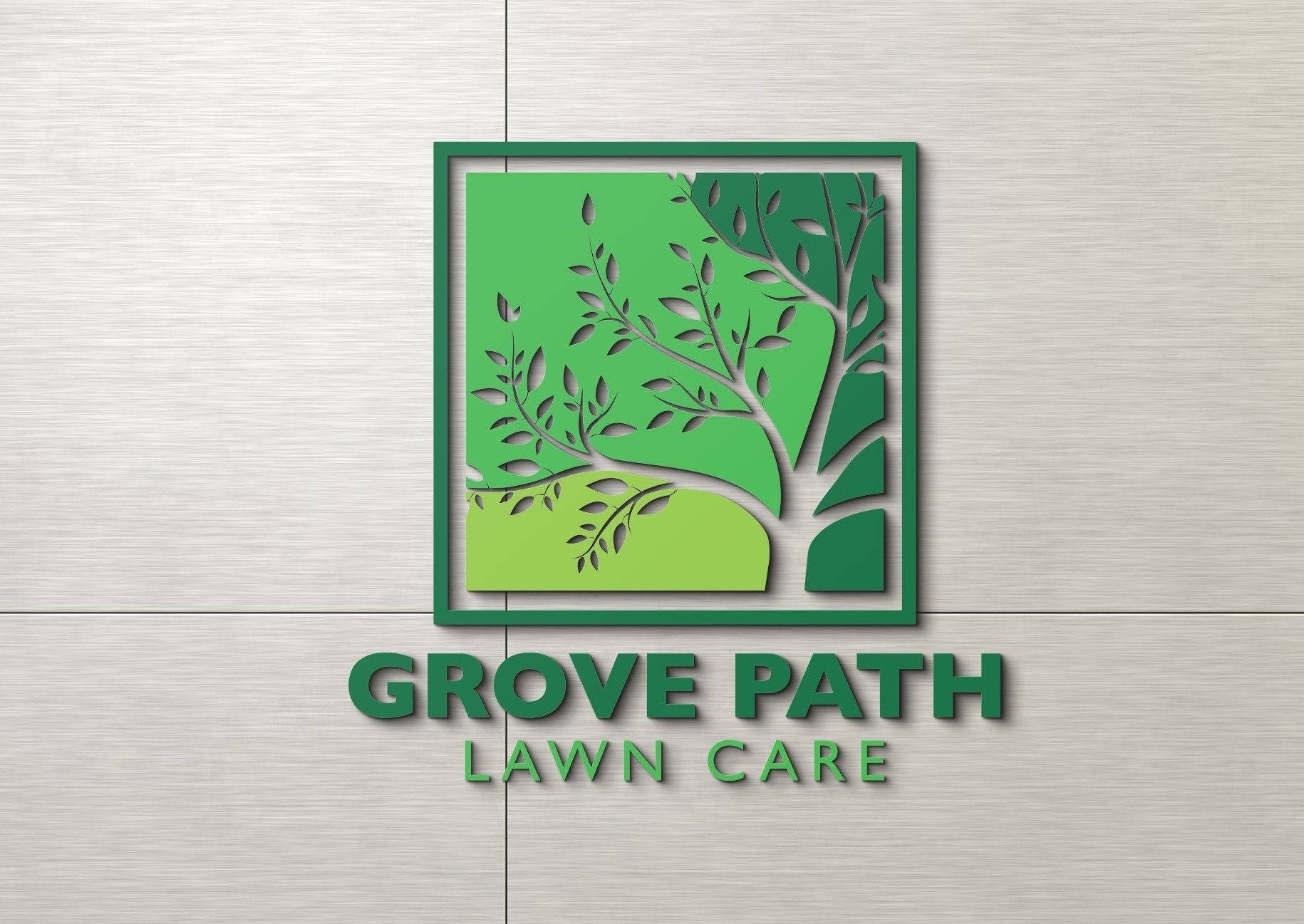 Landscaping Logo | Tree Service | Landscape Logo | Lawn Care Logo | Landscaper Logo | Professional Logo Design | Lawn Maintenance | Leaf Logo