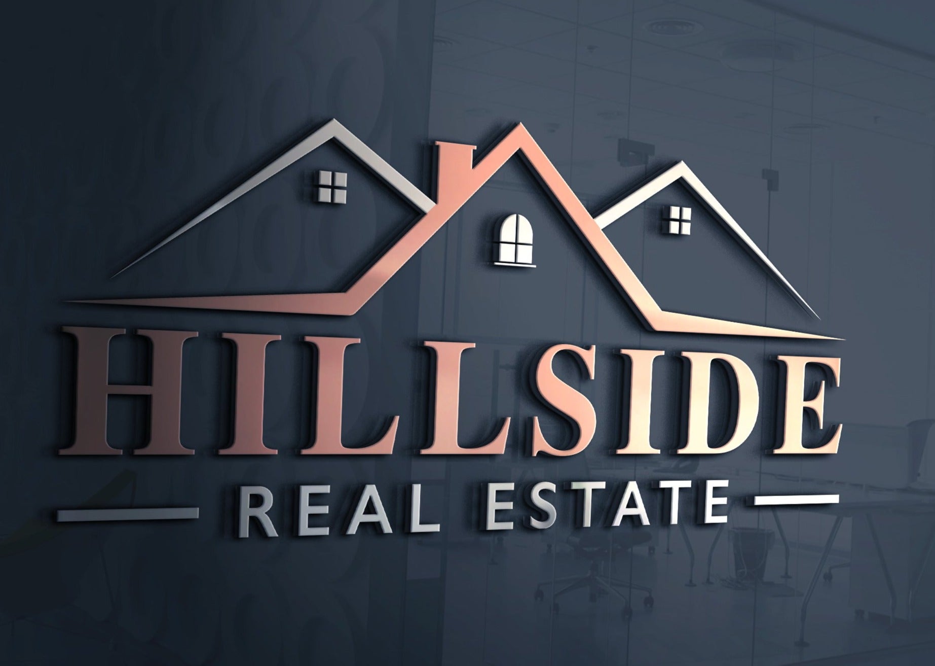 Construction Logo | Real Estate Logo | Logo Design | Real Estate Business | Construction Company | Roofing Logo | Roofers | Real Estate Agent