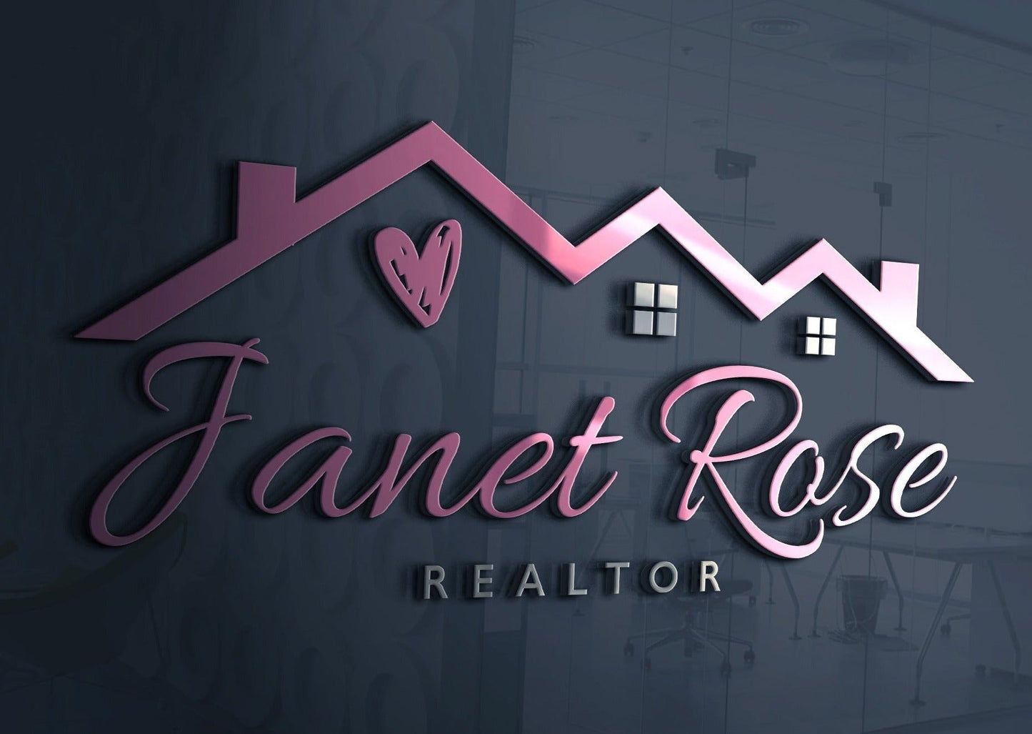 Realtor Logo Design | Real Estate Logo | Realty | Property Management | Home | House | Design | Personal Branding