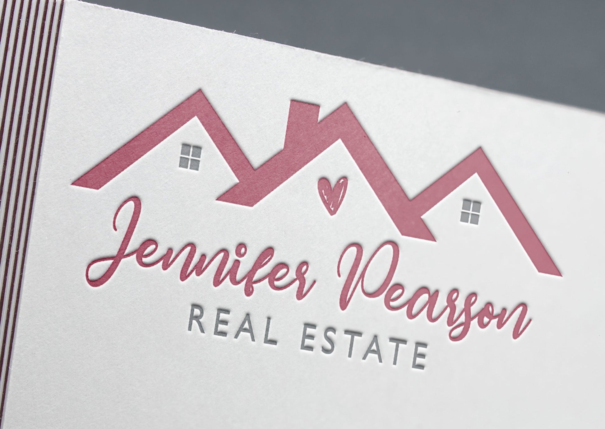 Real Estate Logo Design | Realtor Logo | Personal Branding | Logo Design | Realty | Property Management | Heart Design | Home | House