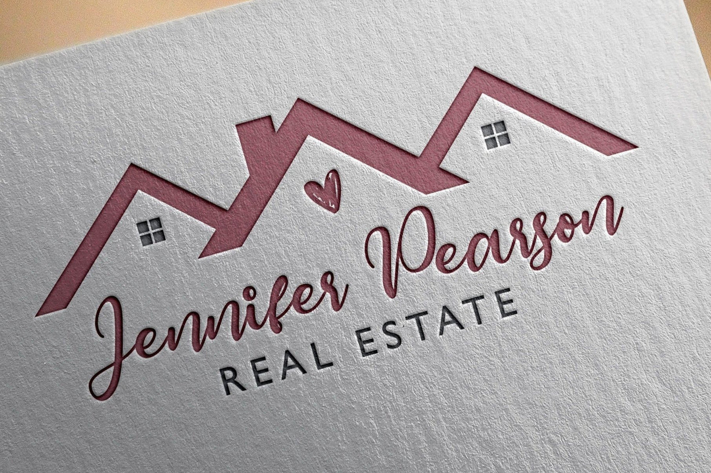 Real Estate Logo Design | Realtor Logo | Personal Branding | Logo Design | Realty | Property Management | Heart Design | Home | House