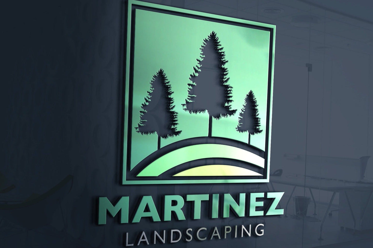 Landscaping Logo Design | Pine Tree | Professional Landscaping | Landscaping Business | Lawn Care Business | Company | Lawn Maintenance Logo