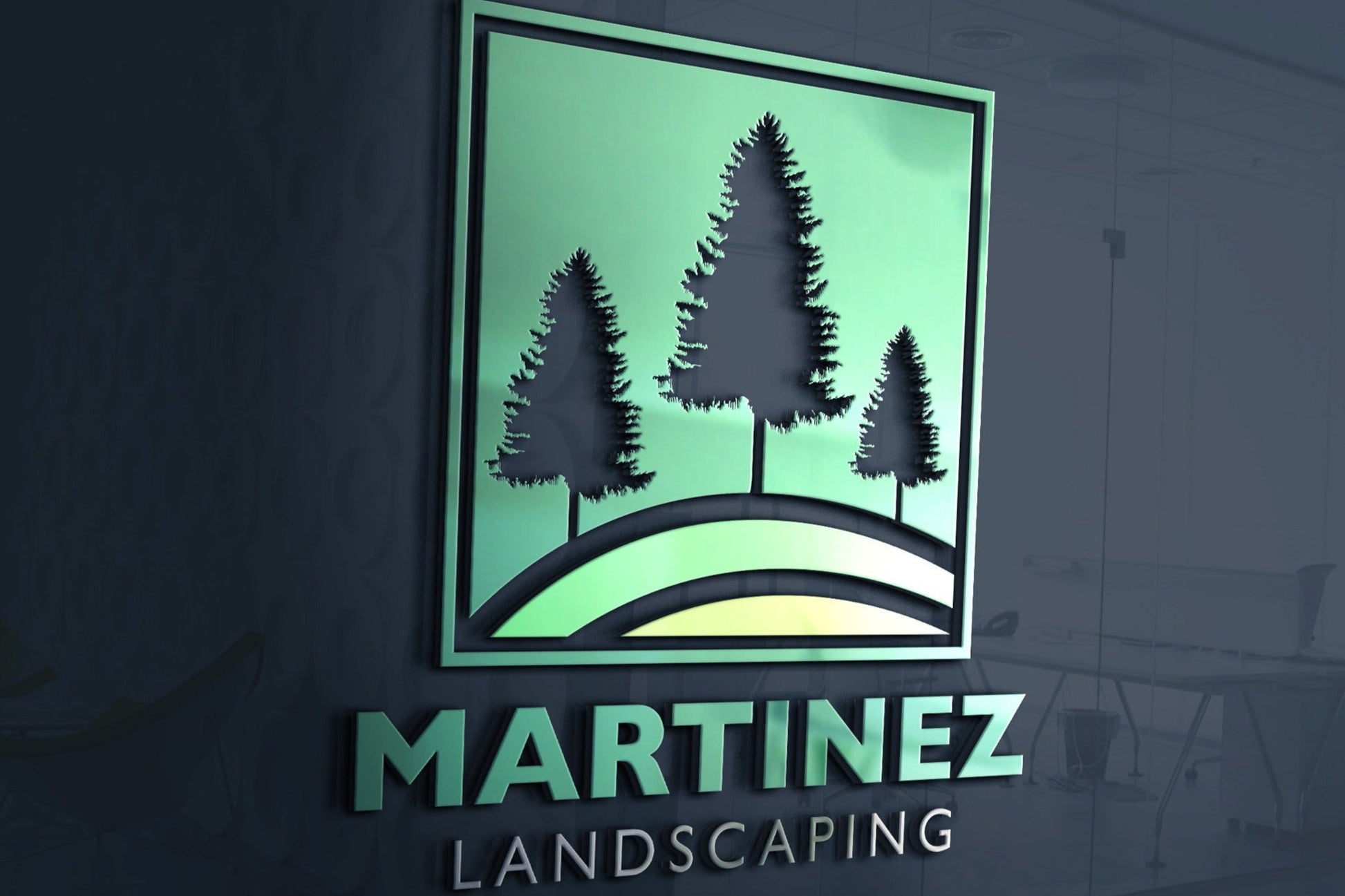 Landscaping Logo Design | Pine Tree | Professional Landscaping | Landscaping Business | Lawn Care Business | Company | Lawn Maintenance Logo