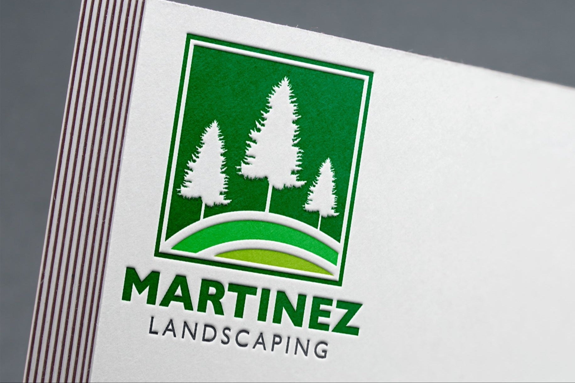 Landscaping Logo Design | Pine Tree | Professional Landscaping | Landscaping Business | Lawn Care Business | Company | Lawn Maintenance Logo