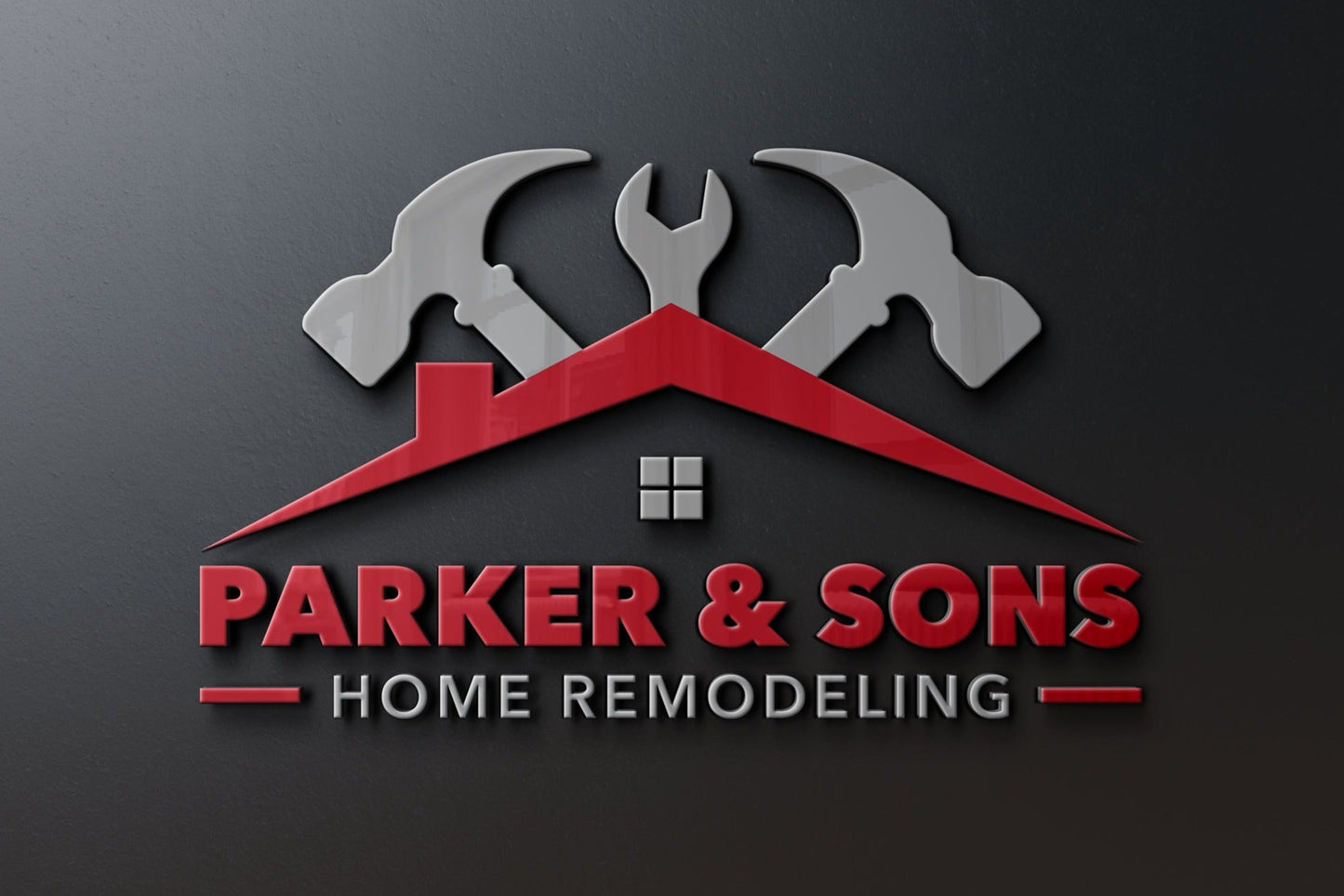 Logo Design - Construction Company | Roofing Business | Hammer Design | Roof | House Design