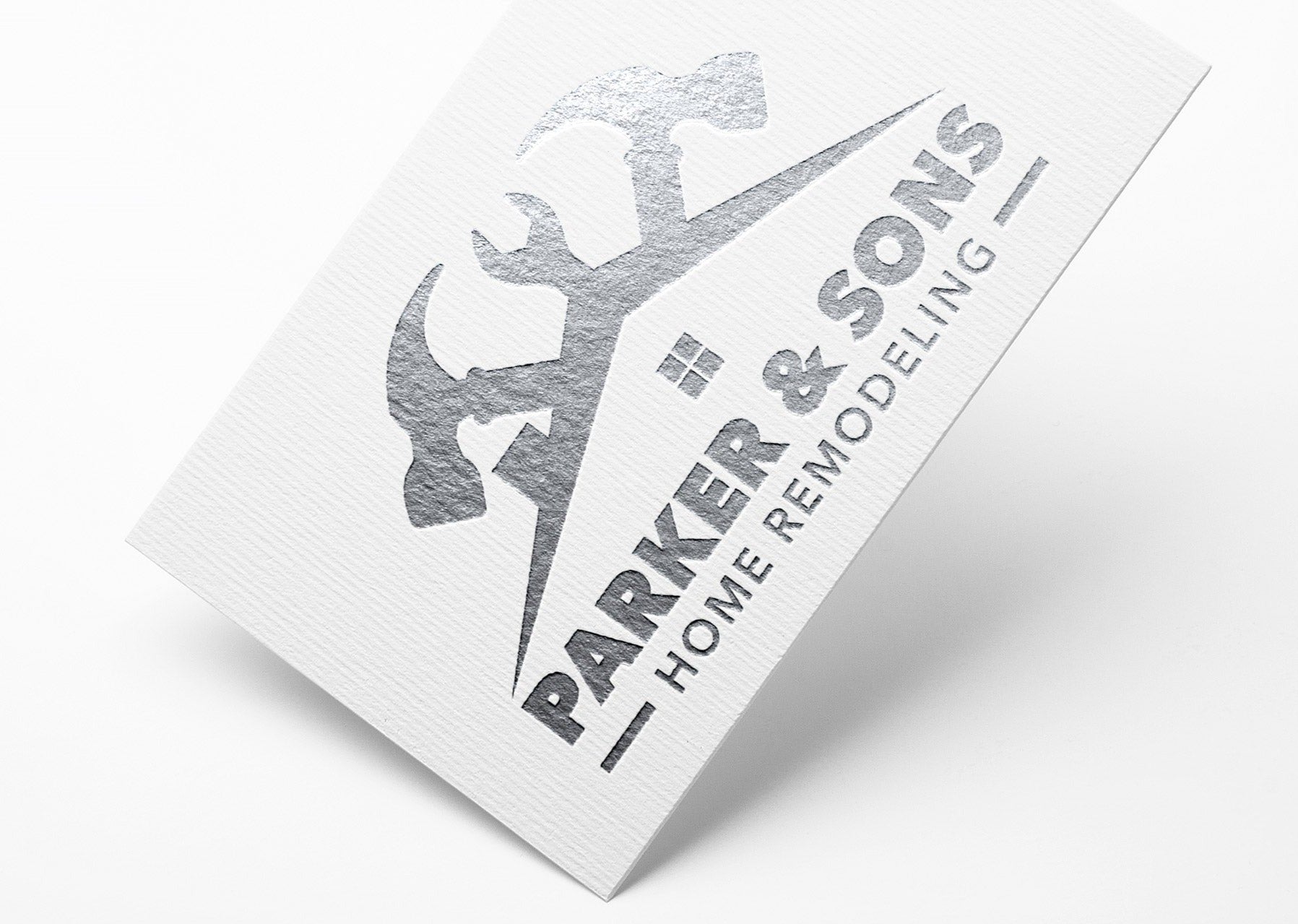 Logo Design - Construction Company | Roofing Business | Hammer Design | Roof | House Design
