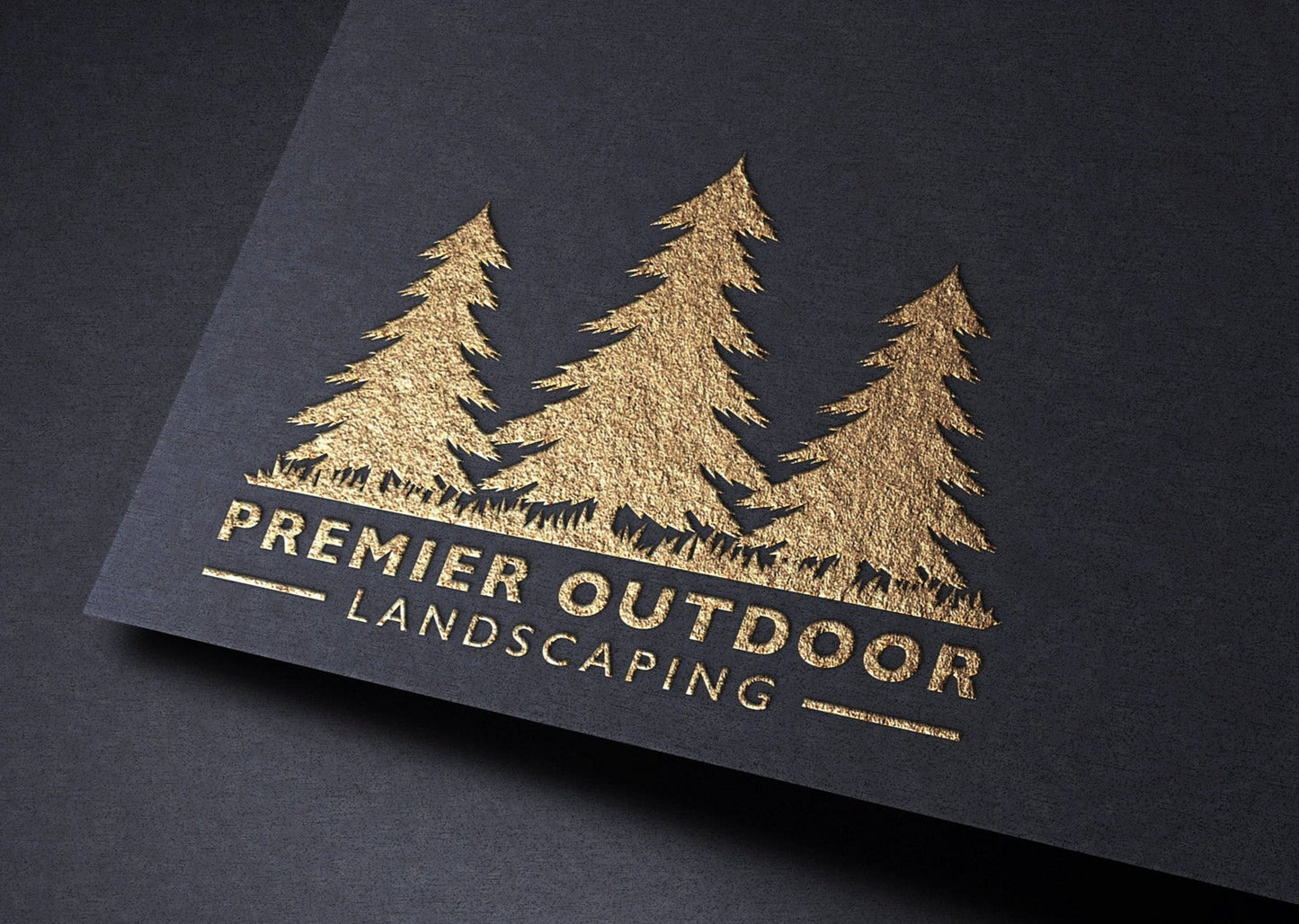Logo Design - Landscaping Business | Lawn Care Company | Lawn Maintenance | Tree Service | Pine Tree