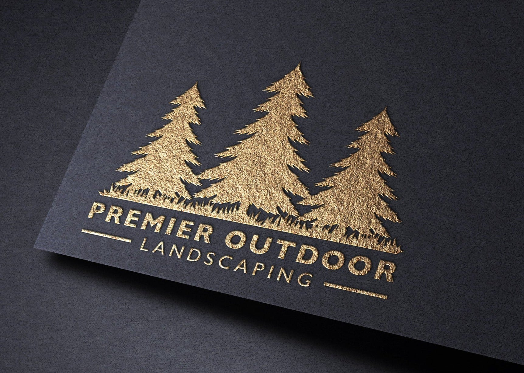 Logo Design - Landscaping Business | Lawn Care Company | Lawn Maintenance | Tree Service | Pine Tree