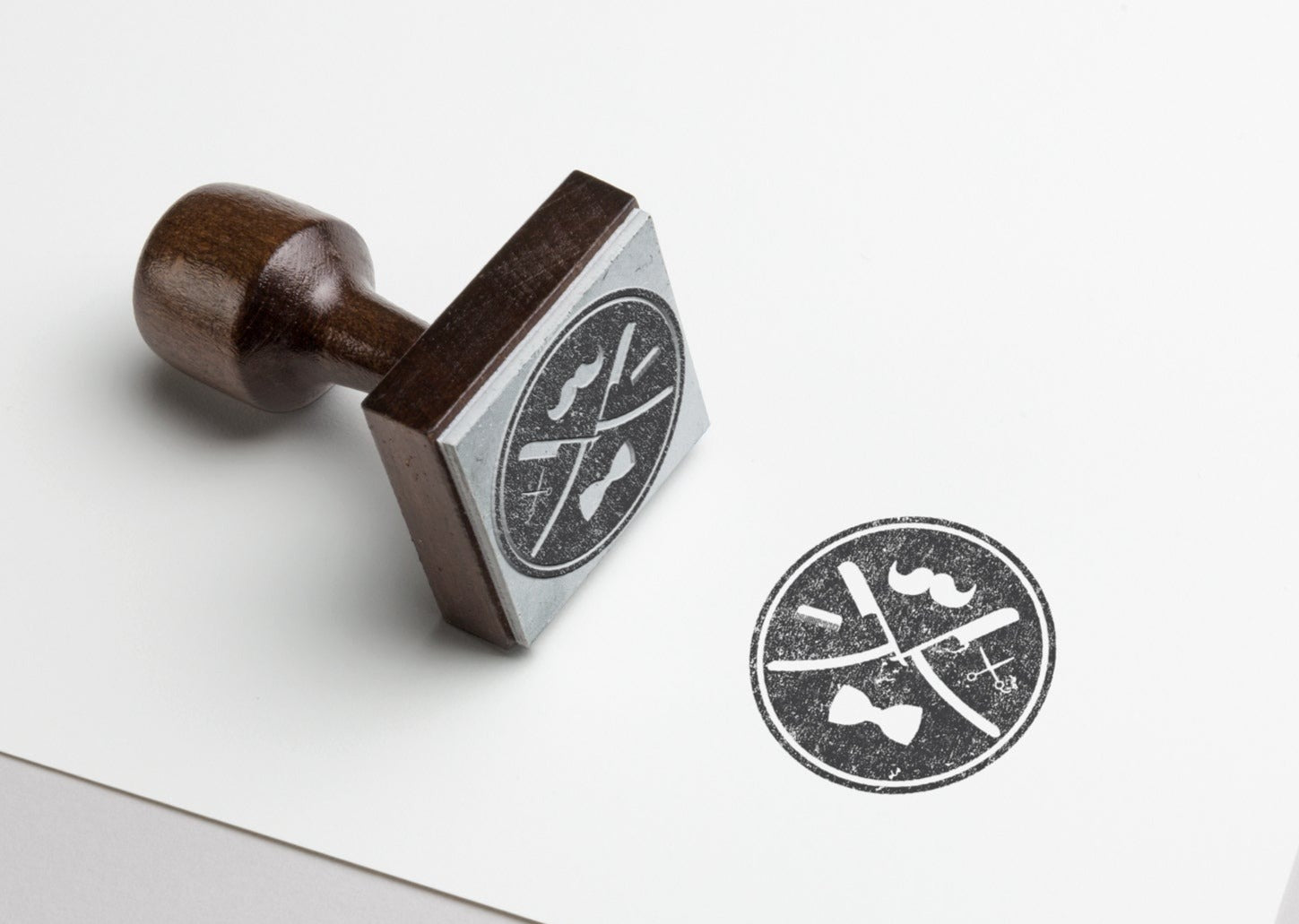 Barbershop Logo Design | Barber | Barber Shop Logo | Barber Logo | Mustache Design | Scissors | Comb