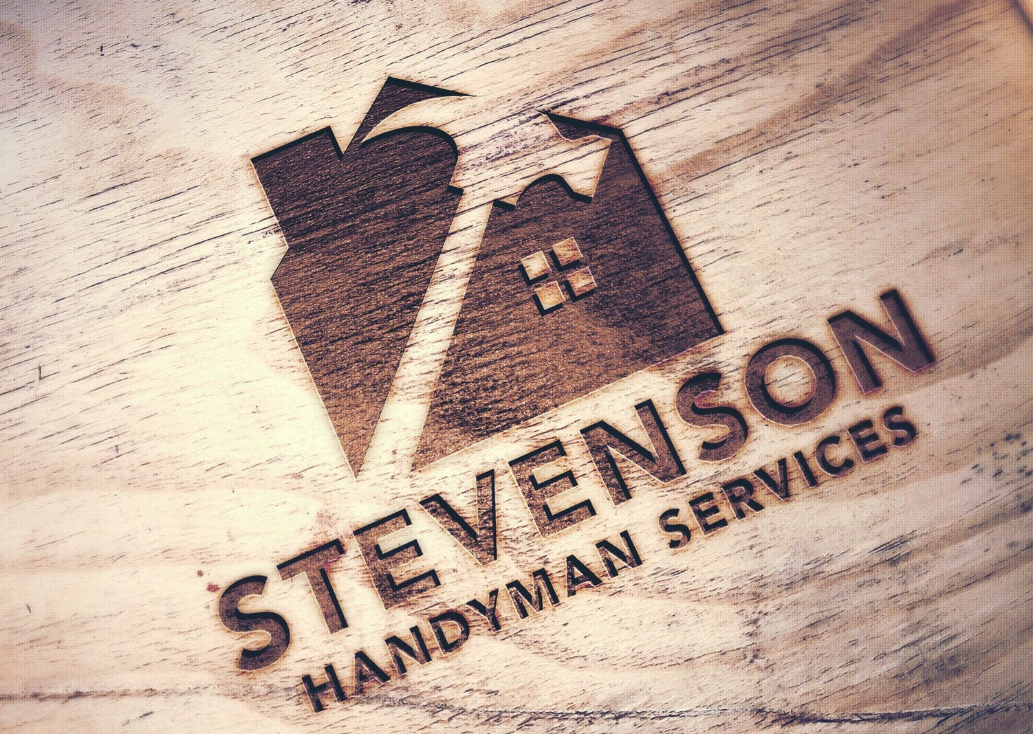 Logo Design - Construction Company | Roofing Business | Hammer Design | Roof | House Design