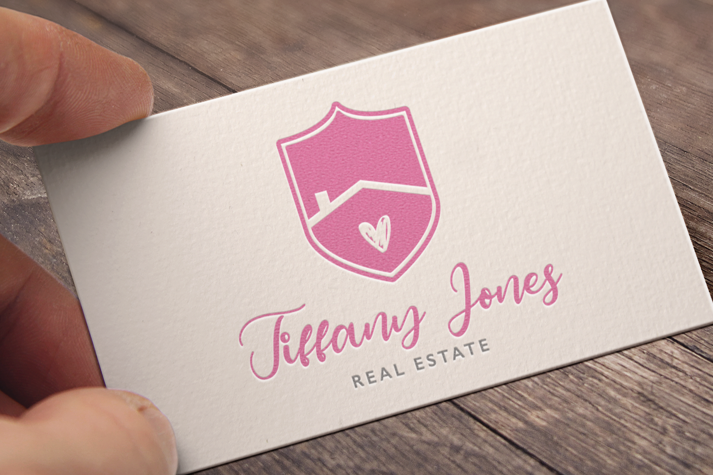 Logo Design - Real Estate Logo | Realtor Logo | House Design | Real Estate Shield | Heart Design