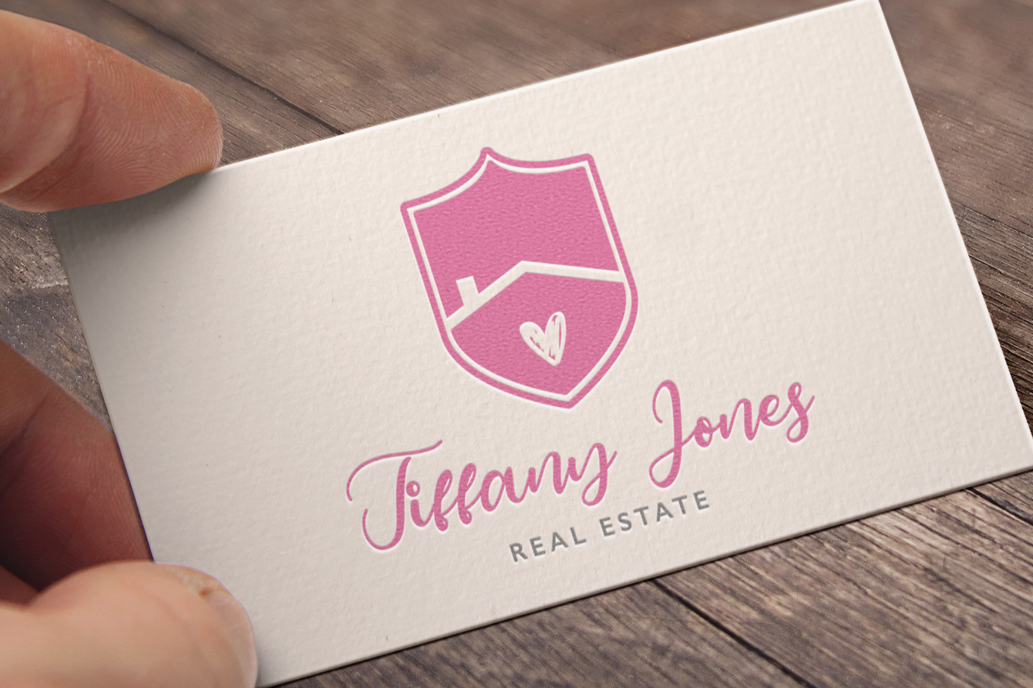 Logo Design - Real Estate Logo | Realtor Logo | House Design | Real Estate Shield | Heart Design