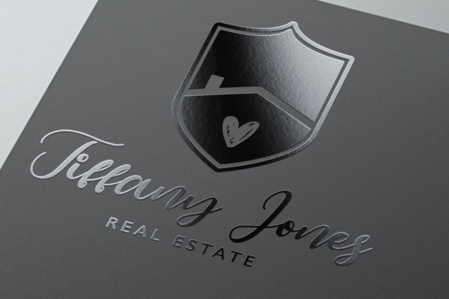 Logo Design - Real Estate Logo | Realtor Logo | House Design | Real Estate Shield | Heart Design