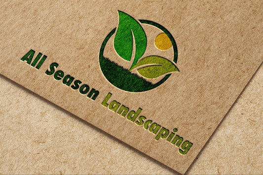 landscaping lawn care business company logo design