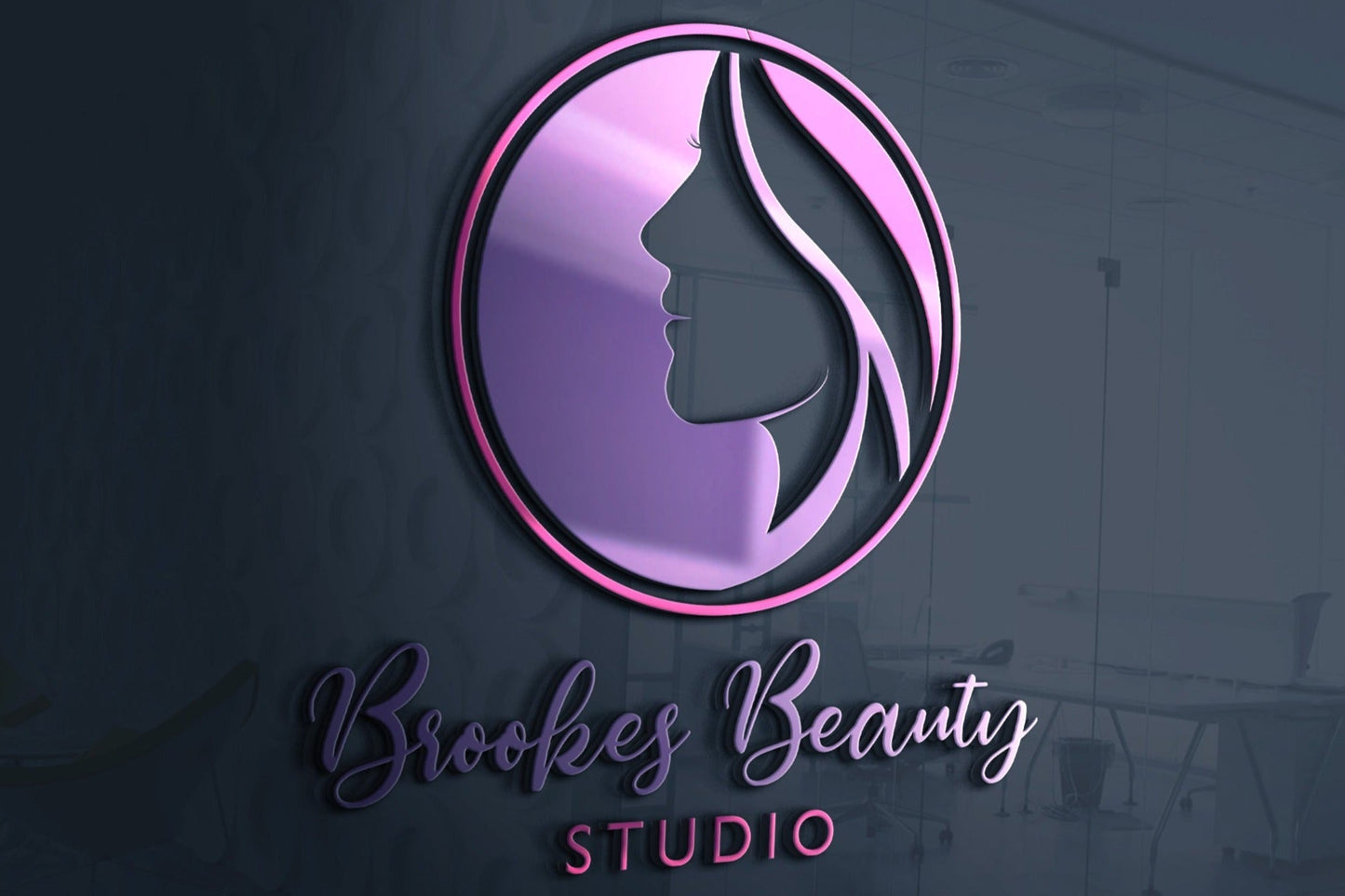 Logo Design - Hair Stylist Logo | Salon Logo | Beauty Shop Logo