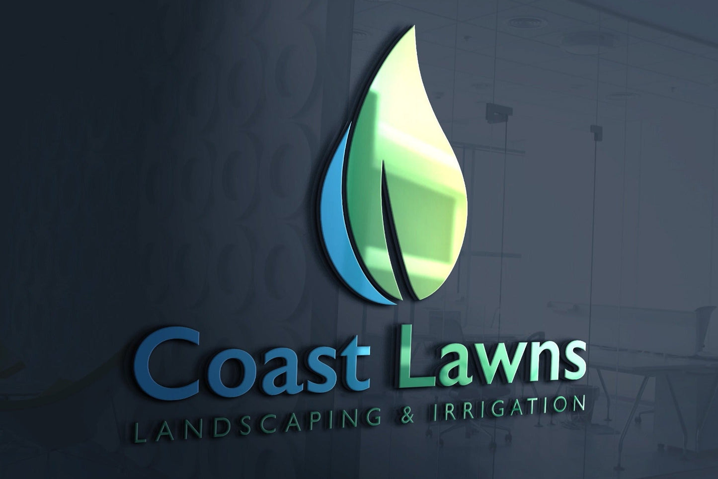 Lawn Care Logo Design | Logo Design | Landscaping Logo | Lawn Maintenance Logo | Leaf Design | Leaf Logo