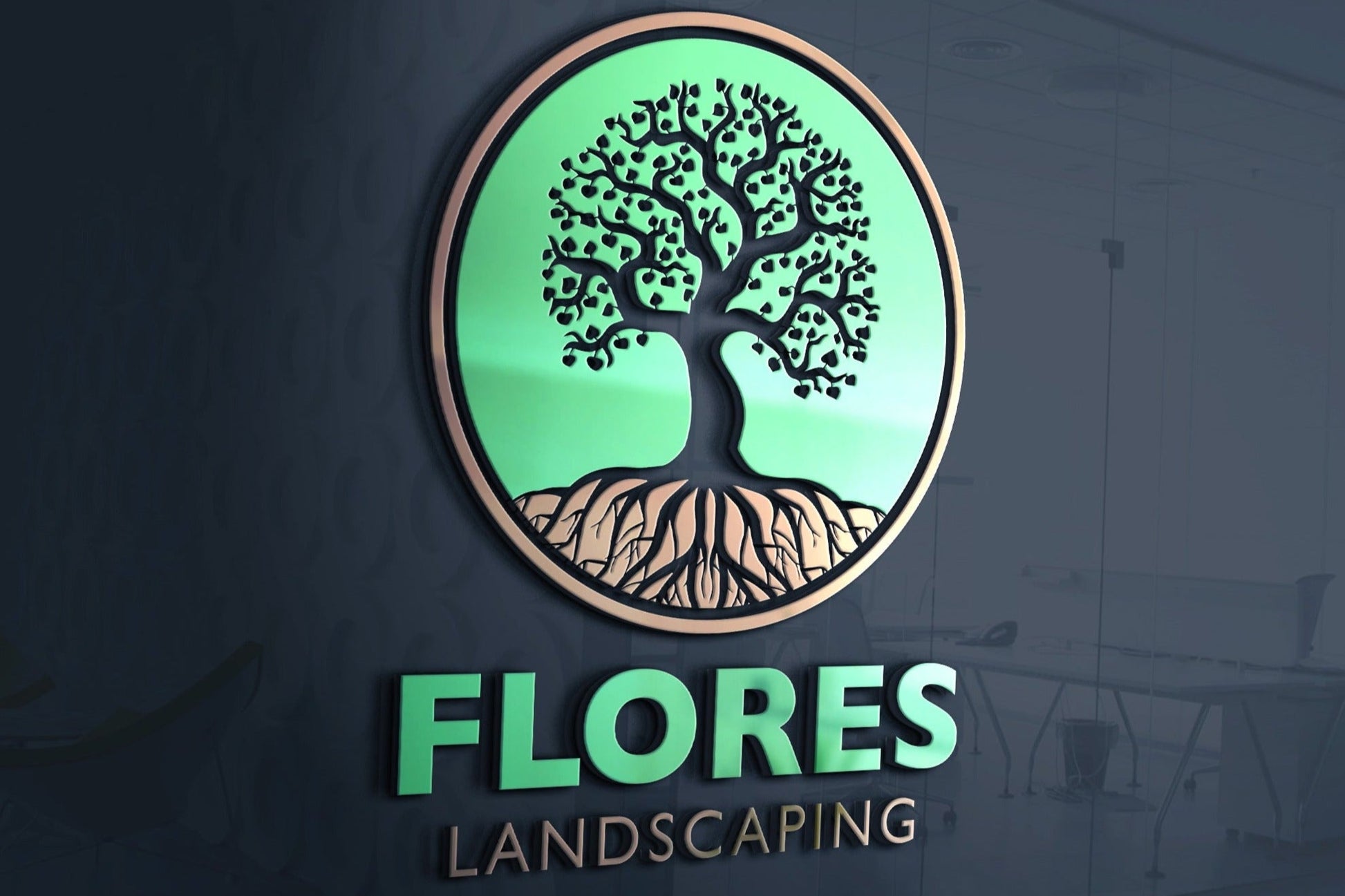 Landscaping Logo | Tree Service | Landscape Logo | Lawn Care Logo | Landscaper Logo | Professional Logo Design | Lawn Maintenance | Leaf Logo