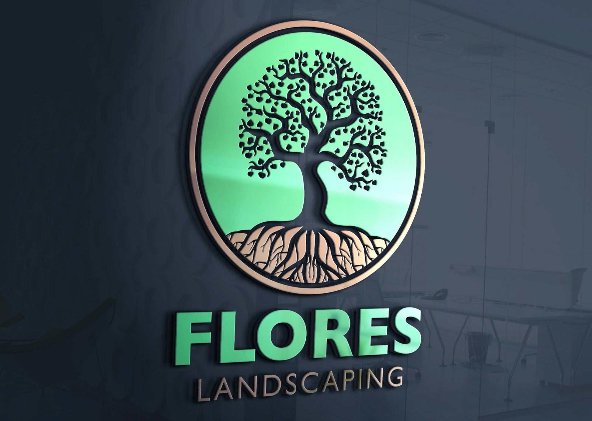 Landscaping Logo | Tree Service | Landscape Logo | Lawn Care Logo | Landscaper Logo | Professional Logo Design | Lawn Maintenance | Leaf Logo