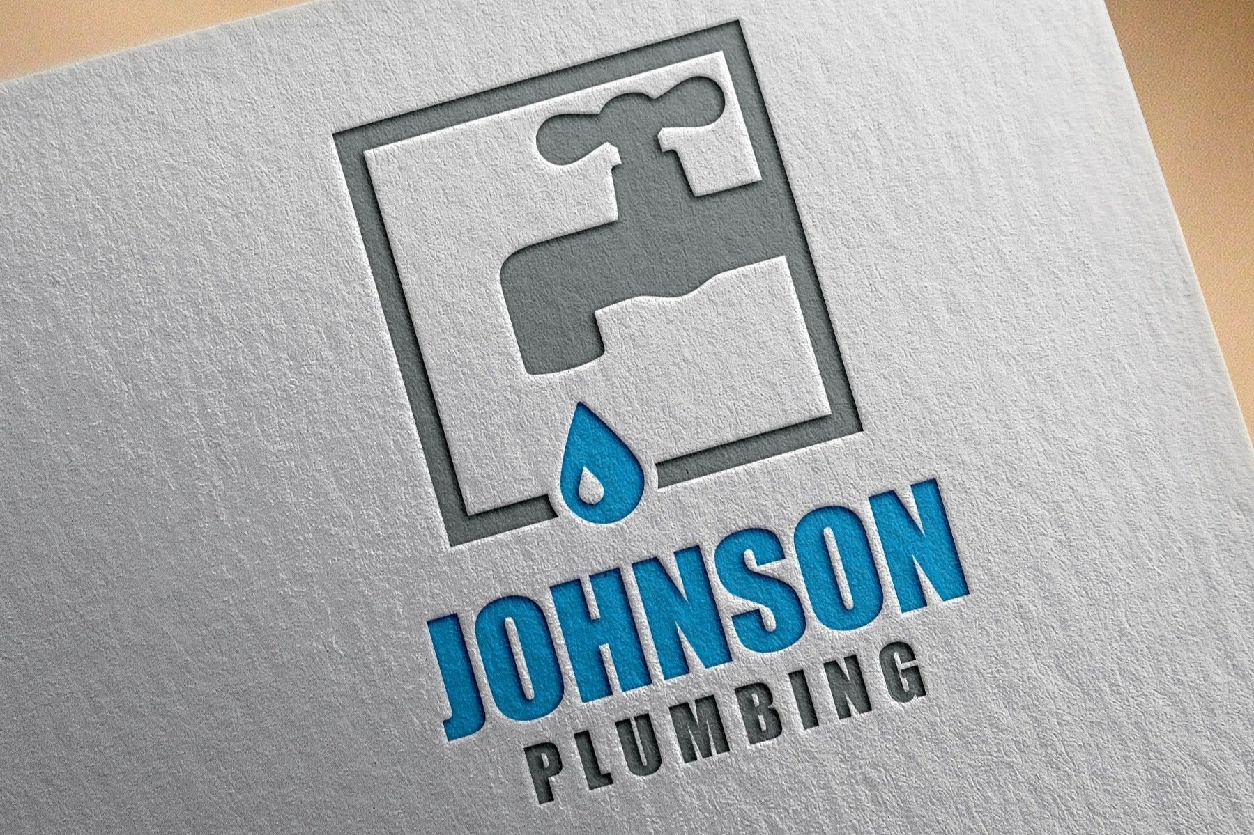 Plumbing Company Logo | Plumbing Business | Plumber | Professional Plumber | Plumbing Services | Water Drop | Faucet | Logo Design