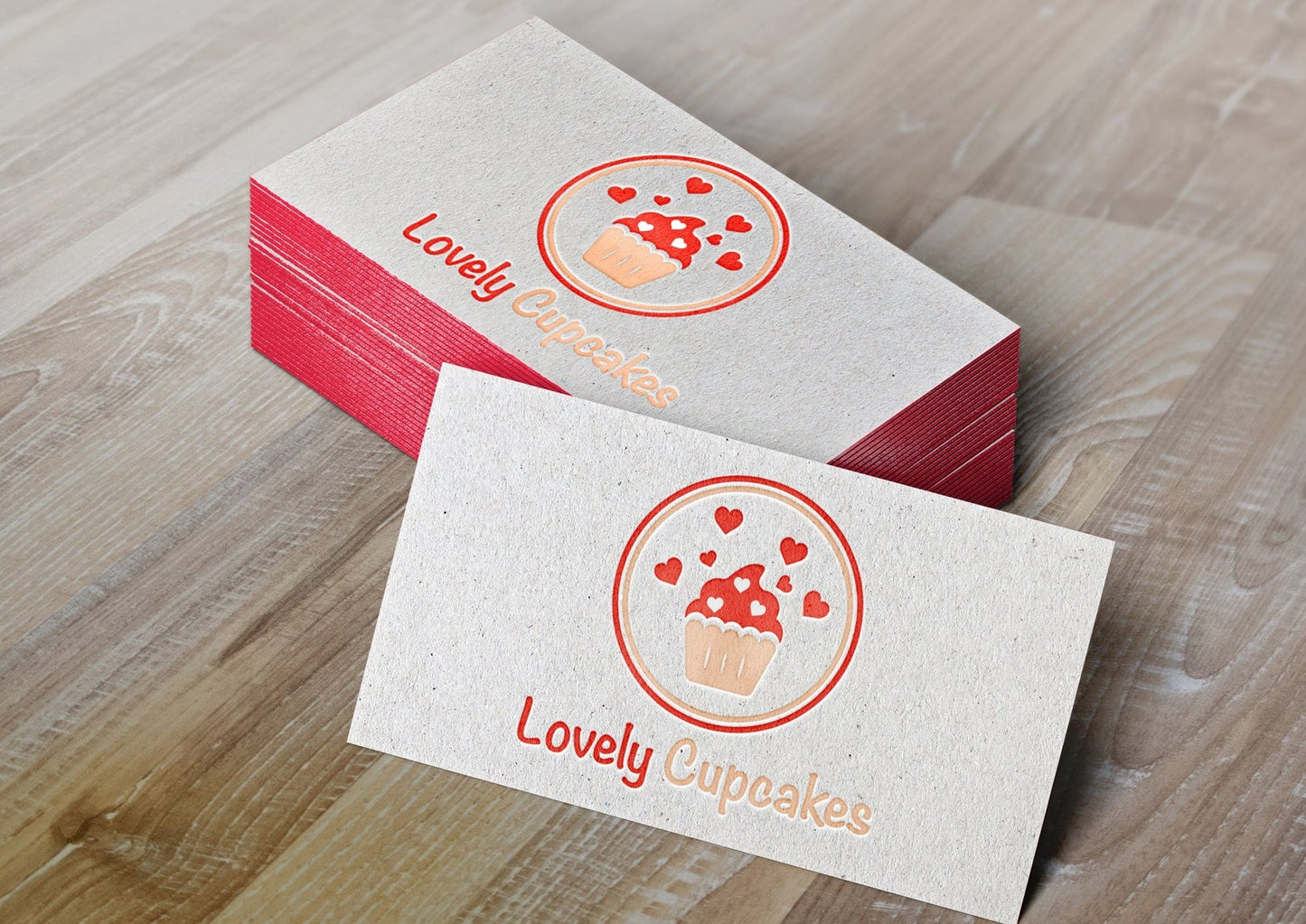 Cupcake Logo Design | Heart Design | Bakery Logo | Bakery Shop | Pastry Shop | Cupcake Design | Bakery | Pastries | Cake Logo