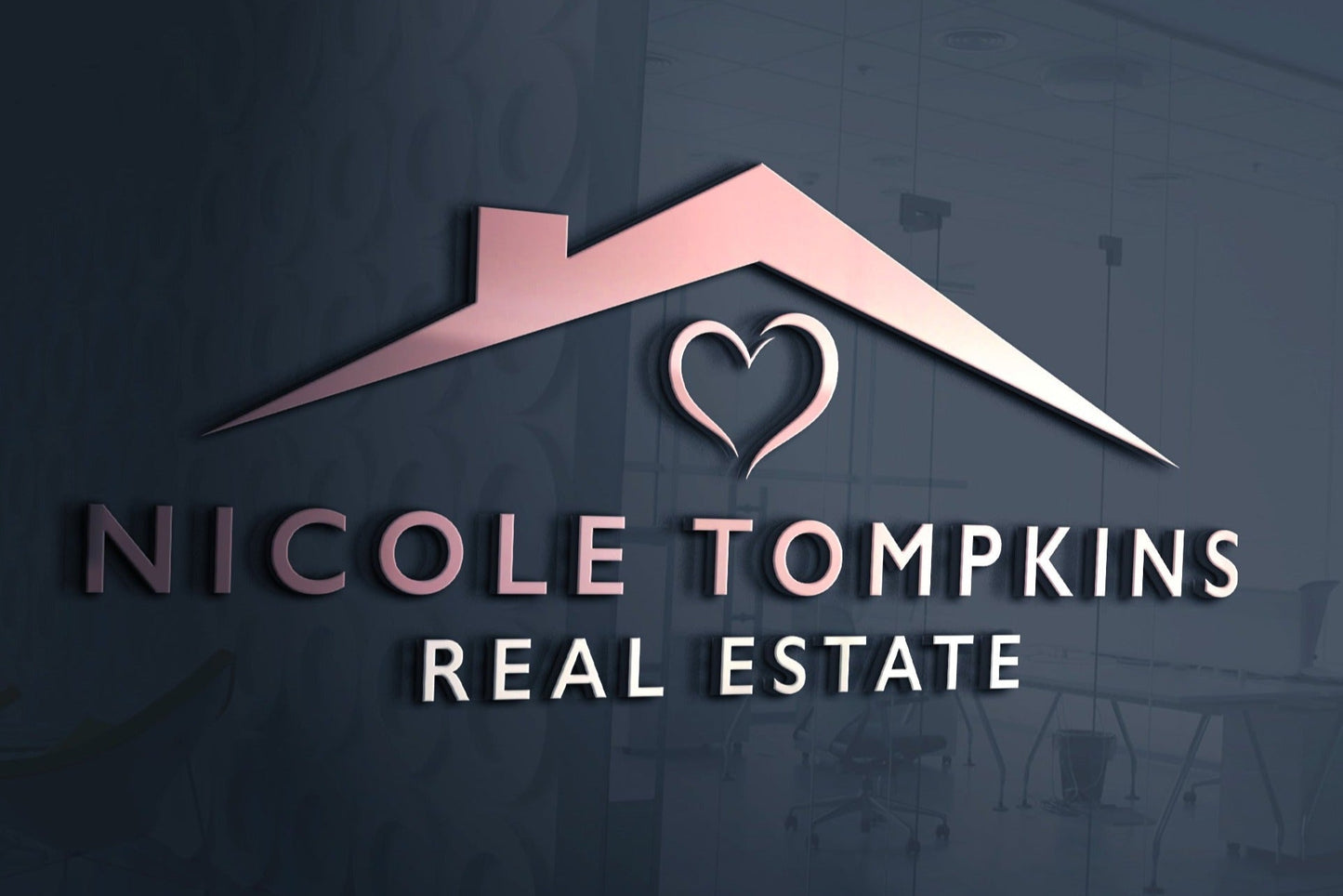Real Esate Logo Design | Heart Design | Home Decor | Realtor Design | Realtor | House | Home | Professional Logo Design | Icon | Real Estate Logo
