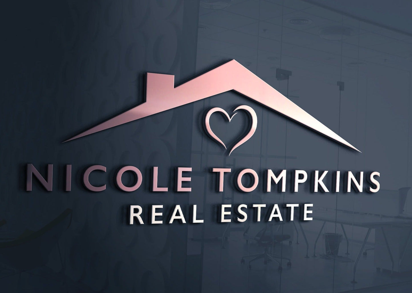 Real Esate Logo Design | Heart Design | Home Decor | Realtor Design | Realtor | House | Home | Professional Logo Design | Icon | Real Estate Logo